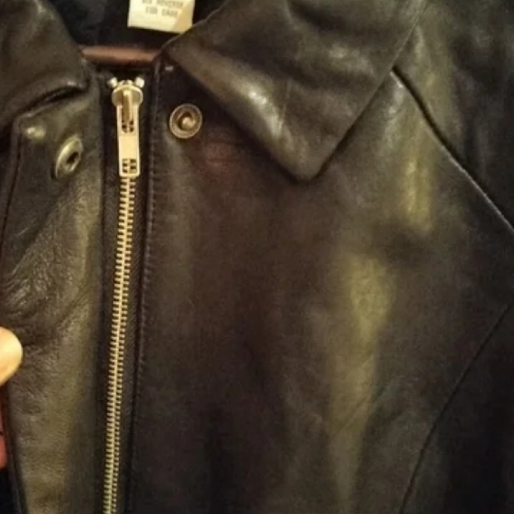 ALFANI Jacket Lambs Leather L NWOT - Picture 4 of 6